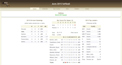 Desktop Screenshot of aces-softball.com